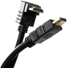 Кабель VCOM HDMI<=>HDMI-угловой коннектор 90град 1.8м, 2.0V <CG523-1.8M> CG523-1.8M