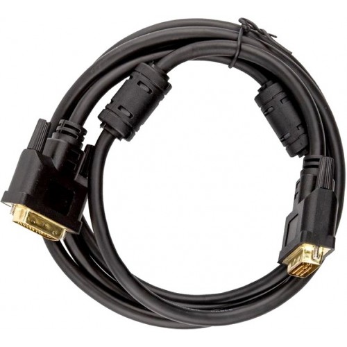 Кабель TV-COM DVI-D to DVI-D (25M -25M) 2 фильтра, CU, 1,8м, <DCG150V-1.8M> DCG150V-1.8M