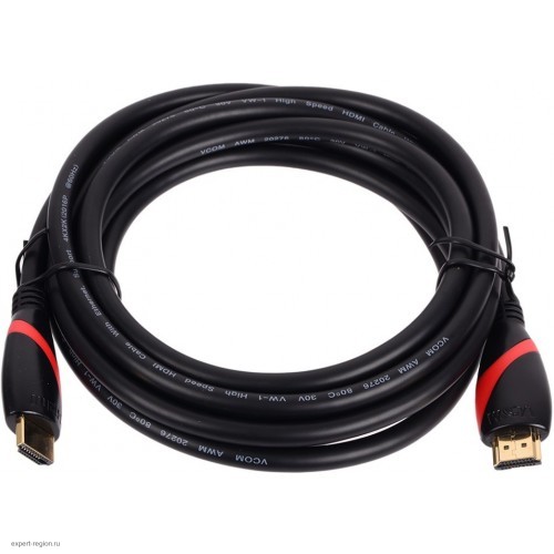 Кабель VCOM HDMI 19M/M ver. 2.0 black red, 3m <CG525-R-3.0> CG525-R-3.0