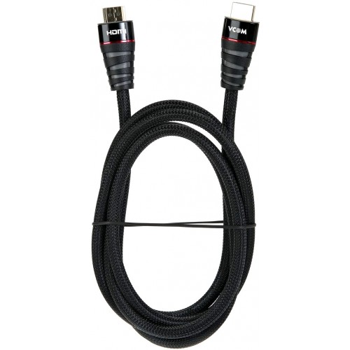 Кабель VCOM HDMI 19M/M ver. 2.0 черные коннекторы, 1.8m <CG526S-B-1.8M> Blister CG526S-B-1.8M