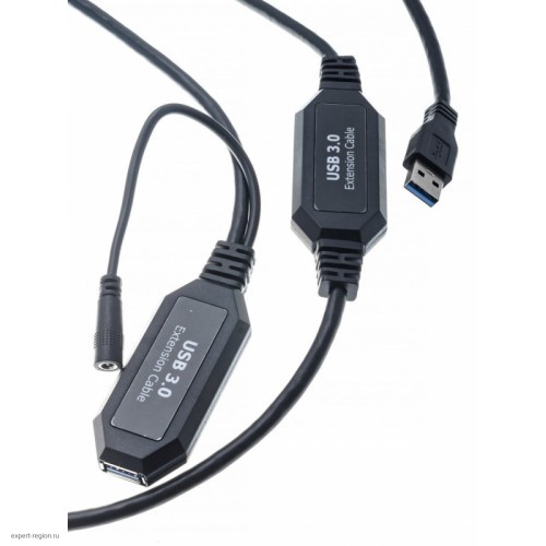 Кабель-адаптер VCOM USB3.0-repeater, удлинительный активный <Am-->Af> 5м CU827-5M