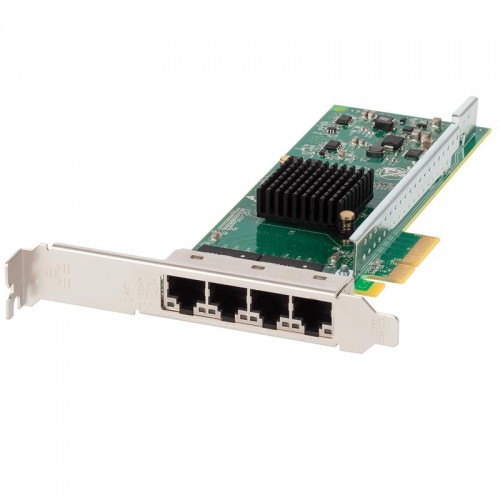 Сетевая карта Silicom 1Gb PE2G4I35L Quad Port Copper Gigabit Ethernet PCI Express Server Adapter X4, Based on Intel i350AM4, Low-Profile, RoHS compliant (analog I350T4V2)