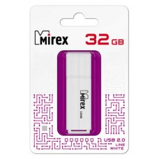 Накопитель USB 32GB Mirex Line (13600-FMULWH32) Белый