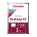 Накопитель 3.5" Toshiba SATA-III 2Tb HDWD220EZSTA P300 (5400rpm) 128Mb Rtl