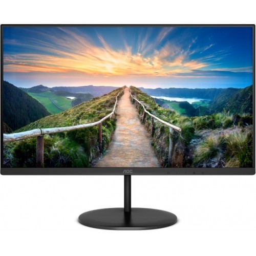 Монитор 27" AOC Q27V4EA 2560x1440@75Гц IPS LED 16:9 4ms HDMI DP 20M:1 1000:1 178/178 250cd Tilt Speakers Black