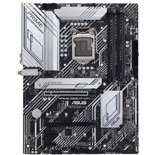 Материнская плата Asus PRIME Z590-P WIFI Soc-1200 Intel Z590 4xDDR4 ATX AC`97 8ch(7.1) 2.5Gg RAID+HDMI+DP