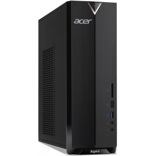 Компьютер Acer Aspire XC-895 SFF i3 10100 (3.6)/4Gb/SSD256Gb/UHDG 630/CR/Windows 10/GbitEth/180W/черный