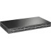 Коммутатор TP-LINK Jetstream 48-port gigabit L2+ managed switch with 4-gigabit uplink ports, 48 10/100/1000Mbps RJ-45 port, 4 1000Mbps SFP slots TL-SG3452