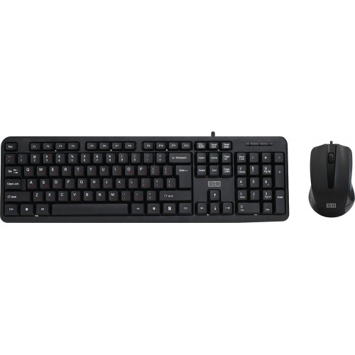 Клавиатура+мышь проводной набор STM 302C STM 302C black