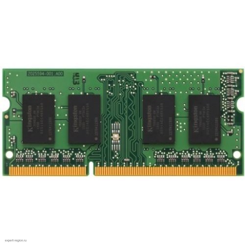 Память оперативная Kingston 4GB 1600MHz DDR3 Non-ECC CL11 SODIMM 1Rx8 (Select Regions ONLY)