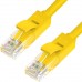 Патч-корд Greenconnect прямой, малодымный LSZH 3.0m UTP кат.5e, желтый, 24 AWG, литой, ethernet high speed 1 Гбит/с, RJ45, T568B, GCR-50704 GCR-50704