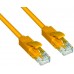 Патч-корд Greenconnect прямой 3.0m UTP кат.6, желтый, 24 AWG, литой, GCR-LNC602-3.0m, ethernet high speed, RJ45, T568B GCR-LNC602-3.0m