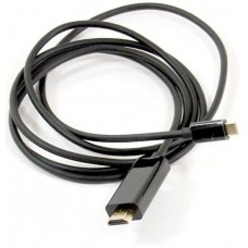 Кабель-адаптер VCOM USB 3.1 Type-Cm --> HDMI A(m) 3840x2160@30Hz, 1.8m CU423C-1.8M