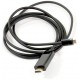 Кабель-адаптер VCOM USB 3.1 Type-Cm --> HDMI A(m) 3840x2160@30Hz, 1.8m CU423C-1.8M