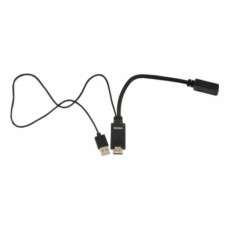 Кабель-переходник VCOM HDMI(M) +USB---> DP(F) 0.15m  4K*30Hz CG599-0.15M
