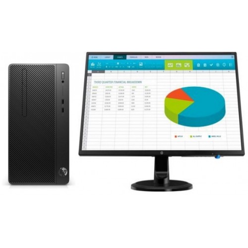 Компьютер в комплекте с монитором HP Bundles 290 G4 MT Intel Core i3 10100(3.6Ghz)/8192Mb/256PCISSDGb/noDVD/war 1y/W10Pro + Monitor  N246v , Spec 260P8ES