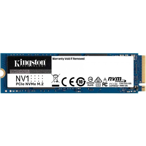 Твердотельный накопитель Kingston 1000GB NV1 M.2 2280 NVMe R/W 2100/1700MB/s 240TBW SNVS/1000G