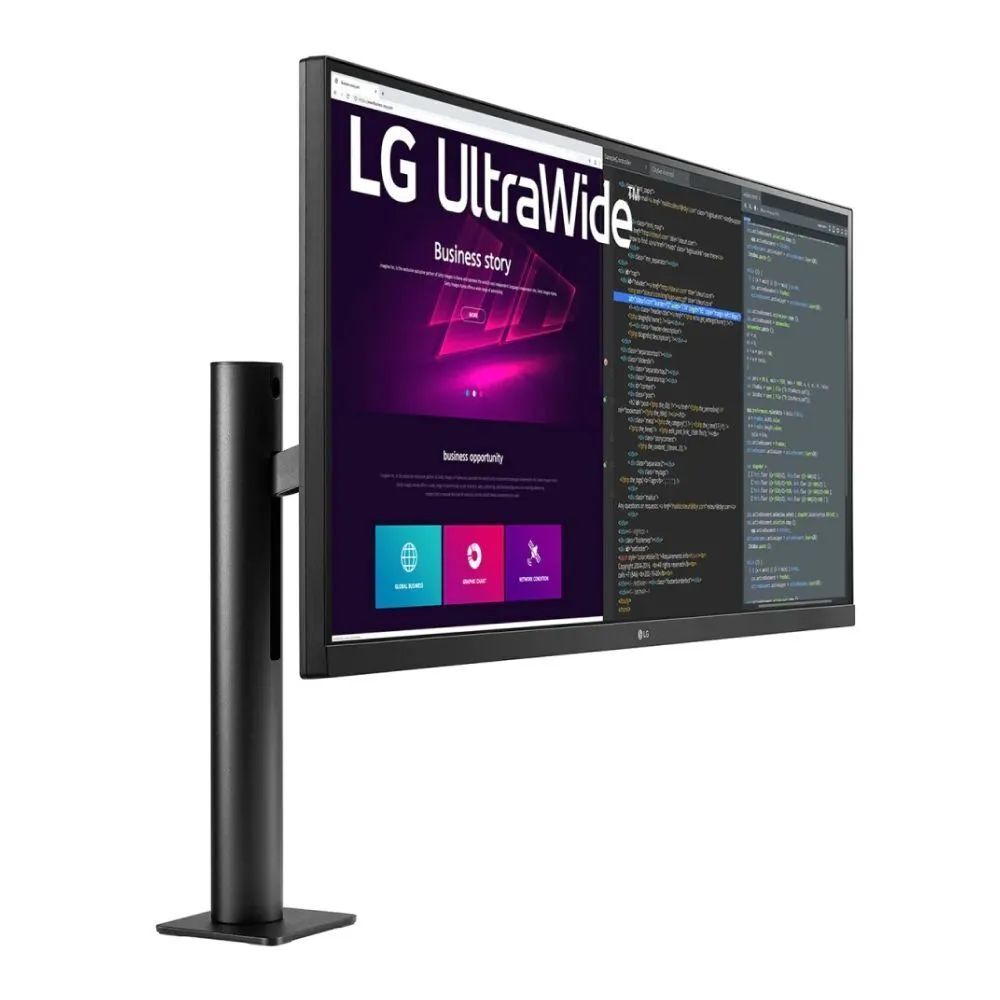 Монитор LG 34.1" UltraWide 34WN780-B черный IPS LED 21:9 HDMI матовая 1000:1 250cd 178гр/178гр 3440x1440 D-Sub FHD 4.6кг