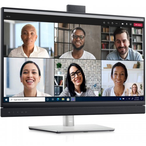 Монитор Dell 27" C2722DE черный IPS LED 8ms 16:9 HDMI M/M Cam матовая HAS Pivot 1000:1 350cd 178гр/178гр 2560x1440 DisplayPort Ultra HD 2K (1440p) USB