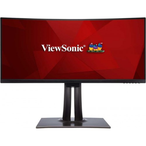 Монитор ViewSonic 34" VP3481 черный VA LED 21:9 HDMI M/M полуматовая HAS Pivot 3000:1 400cd 178гр/178гр 3440x1440 DisplayPort USB 12.1кг