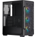 Корпус Corsair iCUE 220T RGB черный без БП ATX 3x120mm 4x140mm 2xUSB3.0 audio bott PSU