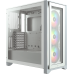 Корпус Corsair iCUE 4000X RGB белый/серый без БП ATX 3x120mm 4x140mm 1xUSB3.0 audio bott PSU