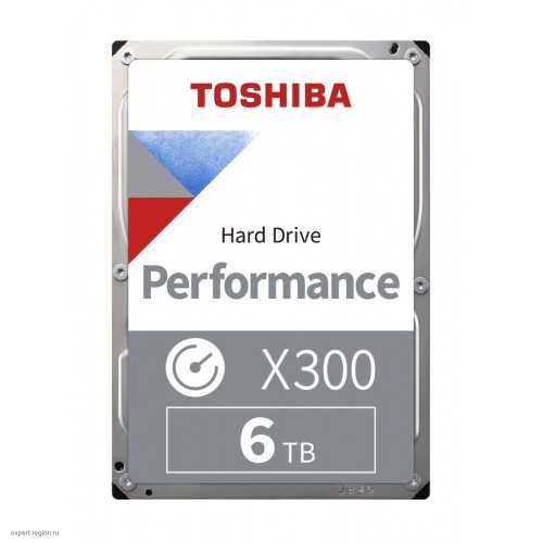 Жесткий диск Toshiba SATA-III 6Tb HDWR160UZSVA X300 (7200rpm) 256Mb 3.5"