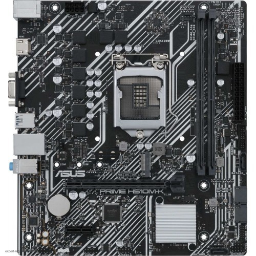 Материнская плата ASUS PRIME H510M-K, LGA1200, H510, 2*DDR4, D-Sub + HDMI, SATA3, Audio, Gb LAN, USB 3.2*4, USB 2.0*6, COM*1 header (w/o cable),mATX ; 90MB17N0-M0EAY0