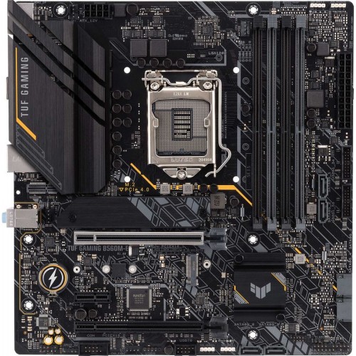 Материнская плата ASUS TUF GAMING B560M-E, LGA1200, B560, 4*DDR4, DP+HDMI, , SATA3 + RAID, Audio, Gb LAN, USB 3.2*4, USB 2.0*6, COM*1 header (w/o cable), mATX; 90MB1850-M0EAY0