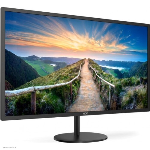 Монитор 31,5" AOC Q32V4 2560x1440@75Hz IPS LED 16:9 4ms HDMI DP 20M:1 1200:1 178/178 3250cd Speakers HAS Tilt Swivel Black-Red