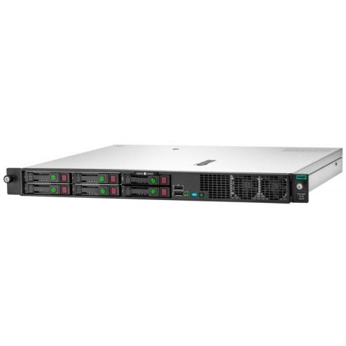 Сервер HPE ProLiant DL20 Gen10, 1xIntel Xeon E-2224, 1x16Gb RAM, noHDD, 4x2.5 HS, S100i, noDVD, 2GLAN, 1x500W (up2), 1U