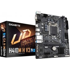 Материнская плата Gigabyte H410M H V3 Soc-1200 Intel H510 2xDDR4 mATX AC`97 8ch(7.1) GbLAN+VGA+HDMI