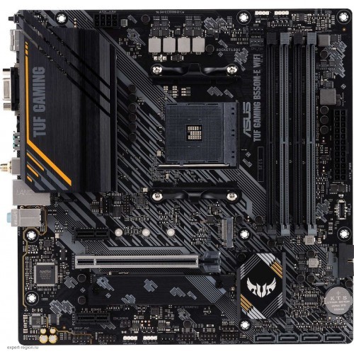 Материнская плата Asus TUF GAMING B550M-E WIFI Soc-AM4 AMD B550 4xDDR4 mATX AC`97 8ch(7.1) GbLAN RAID+VGA+HDMI+DP