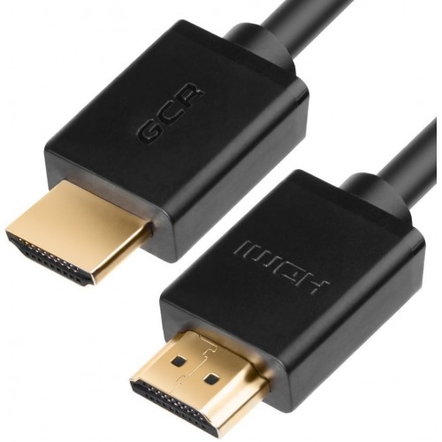 Кабель Greenconnect 0.2m, HDMI версия 2.0, HDR 4:2:2, Ultra HD, 4K 60 fps 60Hz/5K*30Hz, 3D, AUDIO, 18.0 Гбит/с, 28/28 AWG, OD7.3mm, тройной экран, черный, GCR-51242