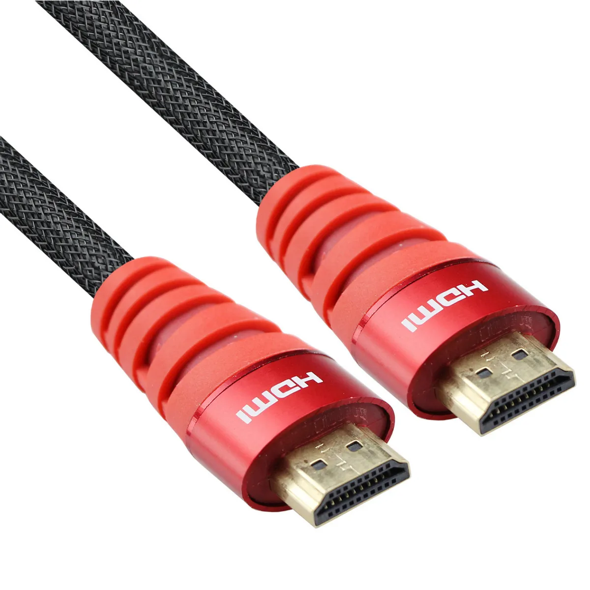 Кабель VCOM HDMI 19M/M ver. black and red 2.0, 3m VCOM Blister CG526S-R-3M