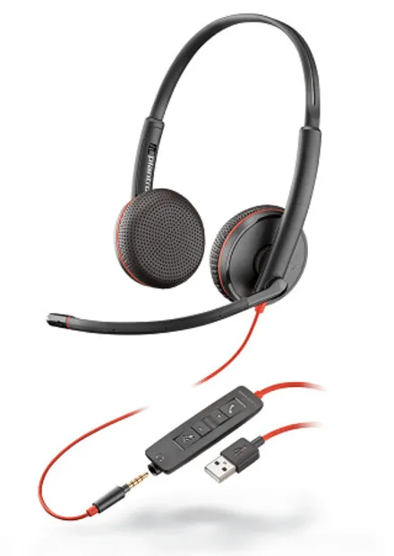 Гарнитура проводная Plantronics BLACKWIRE,C3225 USB-C 209751-201