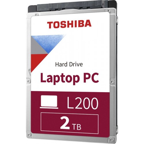 Жесткий диск HDD Toshiba SATA3 2Tb 2.5" L200 9.5mm 5400 128Mb RTL