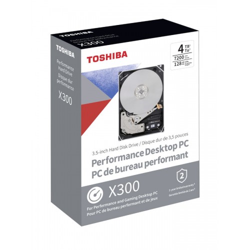 Жесткий диск HDD Toshiba X300 SATA3 4Tb 3.5" 7200 128Mb RTL (analog HDWE140UZSVA)