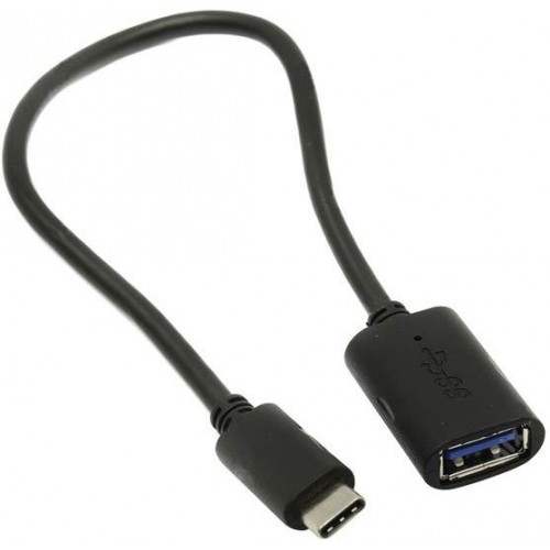 Кабель-адаптер VCOM USB 3.1 Type-Cm - USB 3.0 Af , OTG 1,5A , 5,0Gbps , 0,2m VCOM CU409