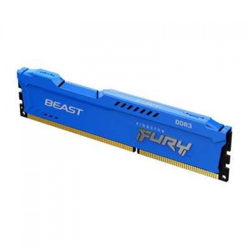 Память оперативная Kingston 4GB 1600MHz DDR3 CL10 DIMM FURY Beast Blue KF316C10B/4