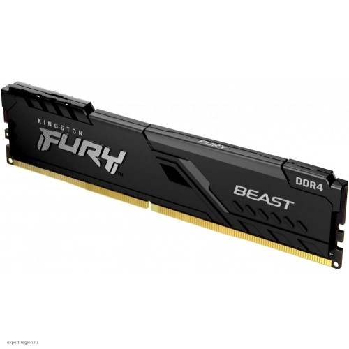 Память оперативная Kingston 8GB 3733MHz DDR4 CL19 DIMM FURY Beast Black KF437C19BB/8