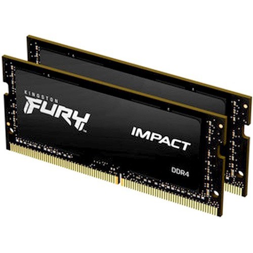 Память оперативная Kingston 16GB 2666MHz DDR4 CL15 SODIMM (Kit of 2) FURY Impact KF426S15IBK2/16