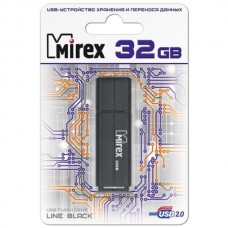 Флеш-диск USB 32GB  Mirex Line (13600-FMULBK32) Черный