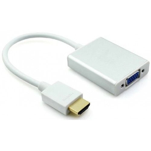 Мультимедиа Greenconnect professional конвертер-переходник HDMI > VGA +audio + micro USB для доп.питания, GCR-HD2VGA3 GCR-HD2VGA3