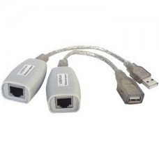 Удлинитель USB 1.1 интерфейса для клавиатуры и мыши по кабелю витой пары (CAT5/5e/6) до 100м, USB звуковые платы и т.д. до 70м.
