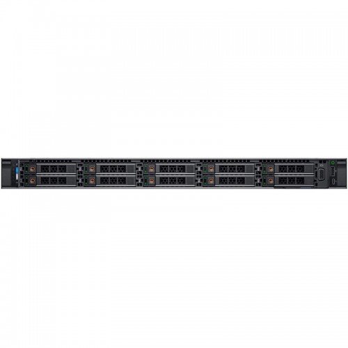 Сервер DELL PowerEdge R640 1U/ 10SFF/ 1x4210R/ 1x64GB RDIMM 3200/ 730P 2GB mC/ 1x1.2TB 10K SAS/ 4xGE/ 2x1100w/ RC4, 2xLP/ 5 std/ iDRAC9 Ent/ Bezel noQS/ Sliding Rails/ CMA/ 3YPSNBD