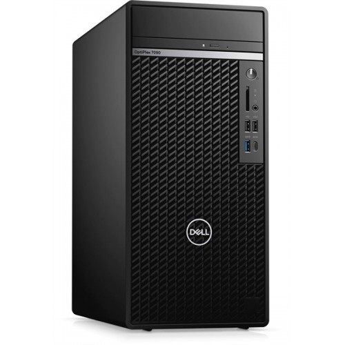 Компьютер Dell Optiplex 7090 Tower Core i7-10700 (2,9GHz) 8GB (1x8GB) DDR4 256GB SSD AMD RX 640 (4GB)TPM, SD W10 Pro 3y ProS+NBD