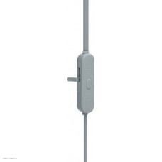 Наушники внутриканальные с микрофоном JBL T115BT BT 4.2, до 8 часов, 19г, цвет серый