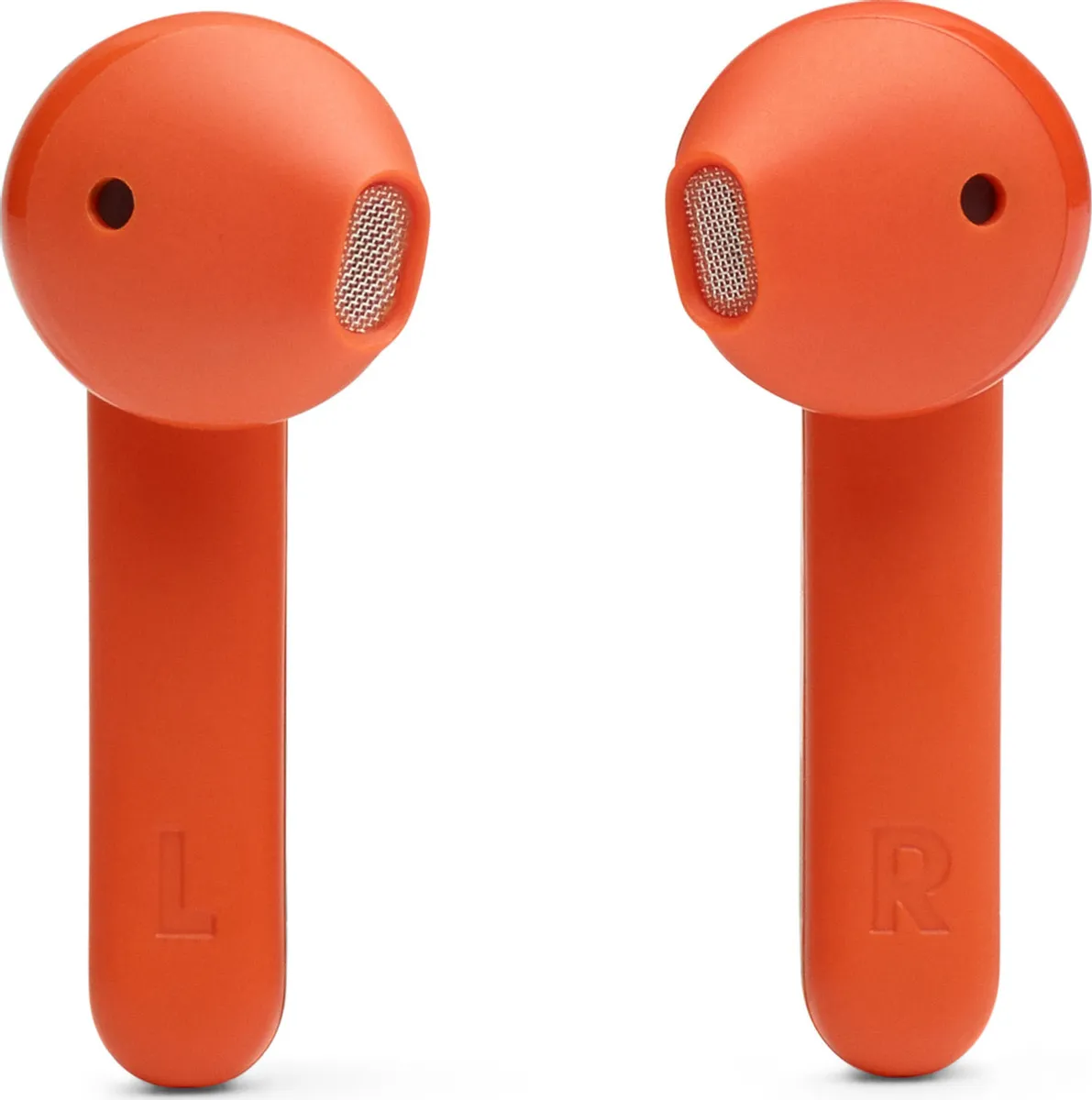 Наушники внутриканальные с микрофоном JBL T225 TWS BT 5.0, до 5 часов, цвет прозрачный/оранжевый