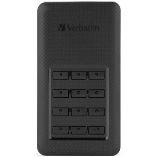 Внешний накопитель Verbatim portable ssd STORE N GO SECURE SSD WITH KEYPAD USB 3.1 GEN 1 256GB, 256-bit AES ENCRYPTION